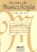 Revista de Musicología, vol. XIX, 1996, nº 1-2. 26261