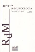 Revista de Musicología, vol. XXXI, 2008, nº 2. 26282