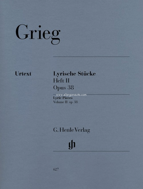 Lyric Pieces, vol. II, op. 38 = Lyrische Stücke, Heft, II, op. 38. 9790201806273