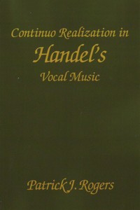 Continuo Realization in Handel's Vocal Music