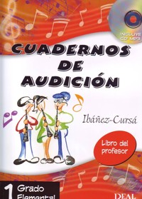 Cuadernos de audición: grado elemental, 1. Libro del profesor (+CD)