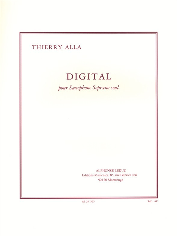 Digital, Saxophone Soprano