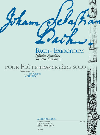 Bach-Exercitium, pour flûte traversière solo. 9790046293894