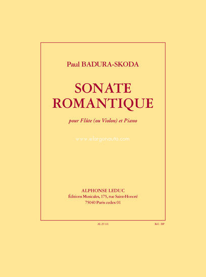 Sonate Romantique, Flute or Violin and Piano. 9790046291418