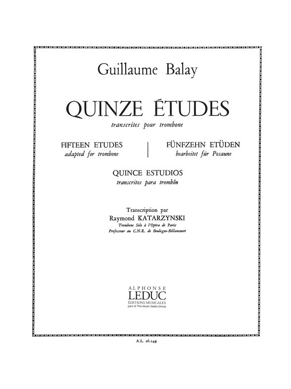 15 Etudes, Trombone