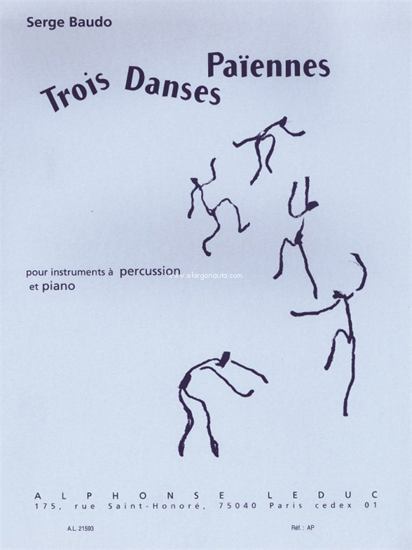 Trois Danses Païennes, Percussion