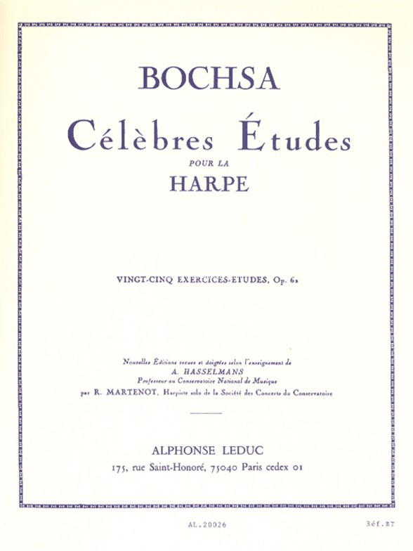 25 Exercices-Etudes Op. 62: Célèbres Études pour la harpe