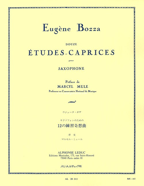 Douze Études-Caprices pour saxophone