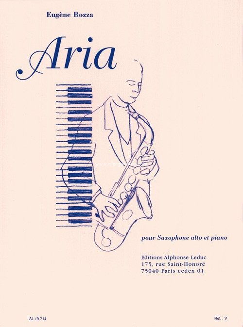 Aria, pour saxophone alto et piano