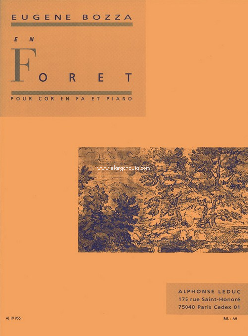 En forêt, op. 40, pour cor en Fa et piano