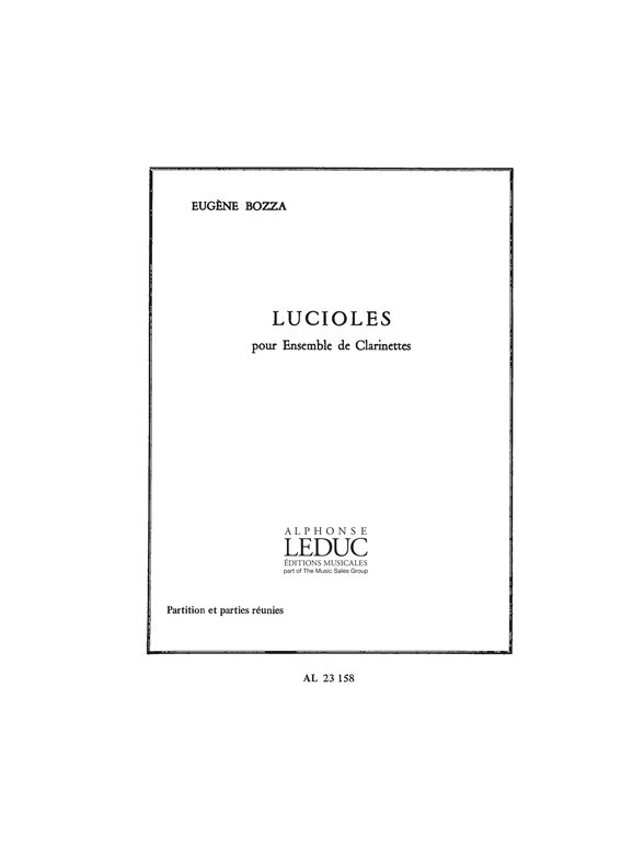 Lucioles, Clarinet