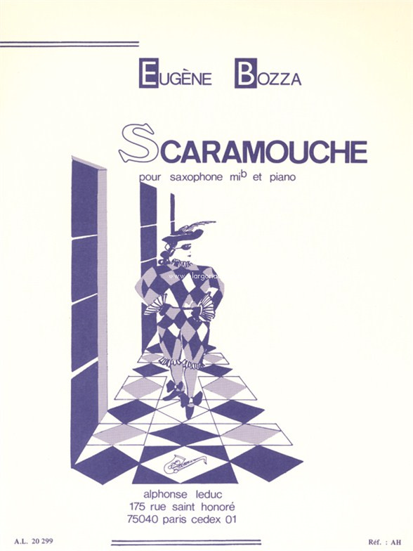 Scaramouche, op. 53, nº 2, pour saxophone Mi b et piano