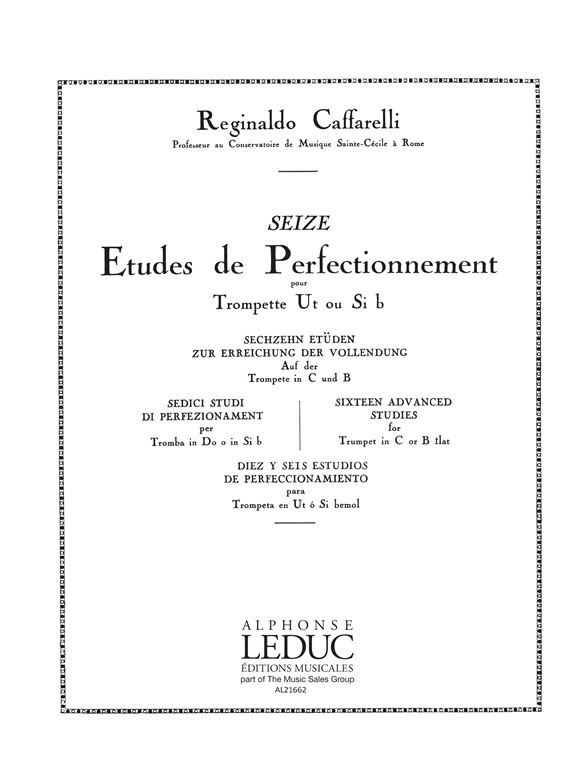 16 Etudes de Perfectionnement, Trumpet