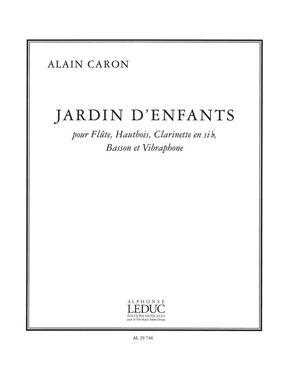 Jardin d'Enfants, Flute, Oboe, Clarinet, Bassoon and Vibraphone