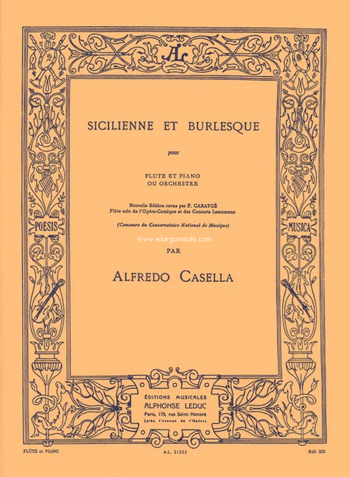 Sicilienne et Burlesque, pour flute et piano