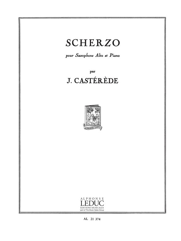 Scherzo For Alto Saxophone and Piano. 9790046213748