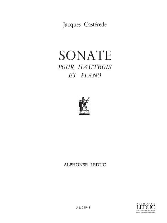 Sonate pour hautbois et piano