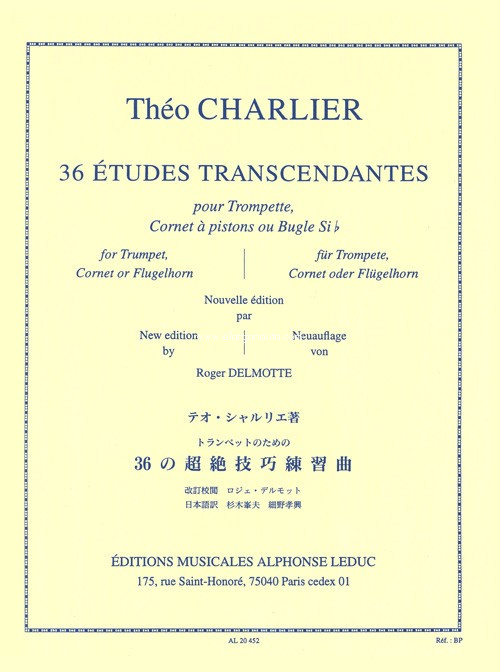 36 Etudes Transcendantes, Trumpet