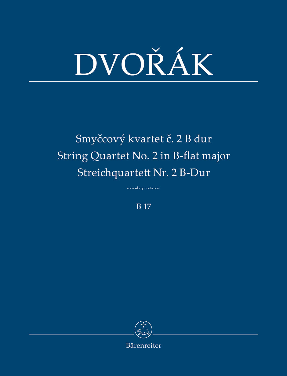 String Quartet No. 2 In B-Flat B17 (Study Score), Orchestra