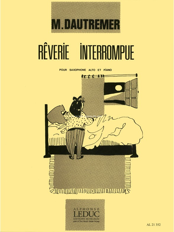 Reverie Interrompue, Saxophone E-Flat and Piano. 9790046213526