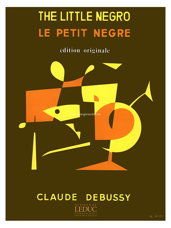 The Little Negro (Le petit negre), édition originale, pour saxophone et piano. 97900460195556