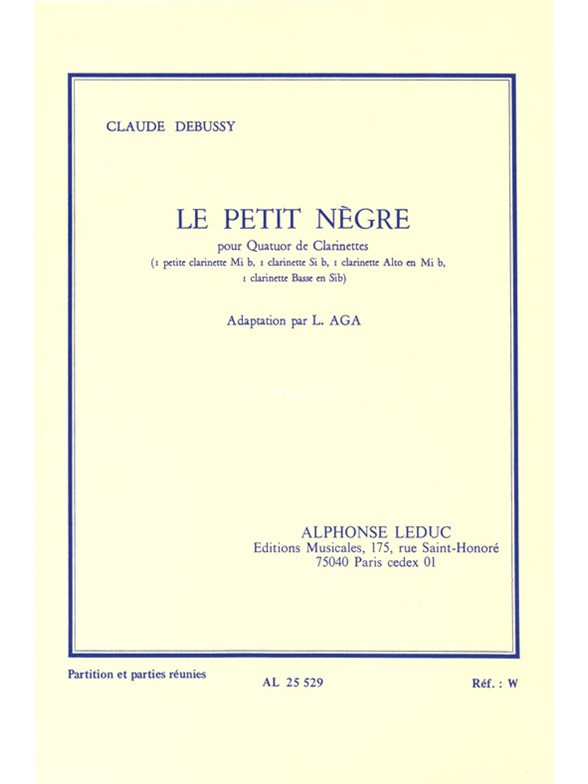 Le Petit Nègre, 4 Clarinets