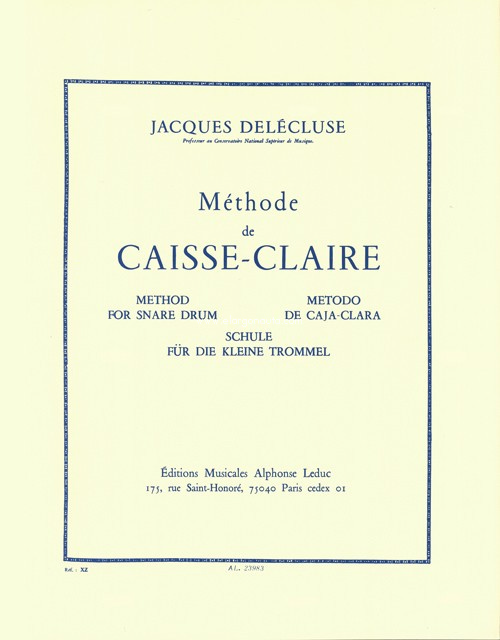 Método de caja clara = Méthode de caisse-claire. 9790046239830