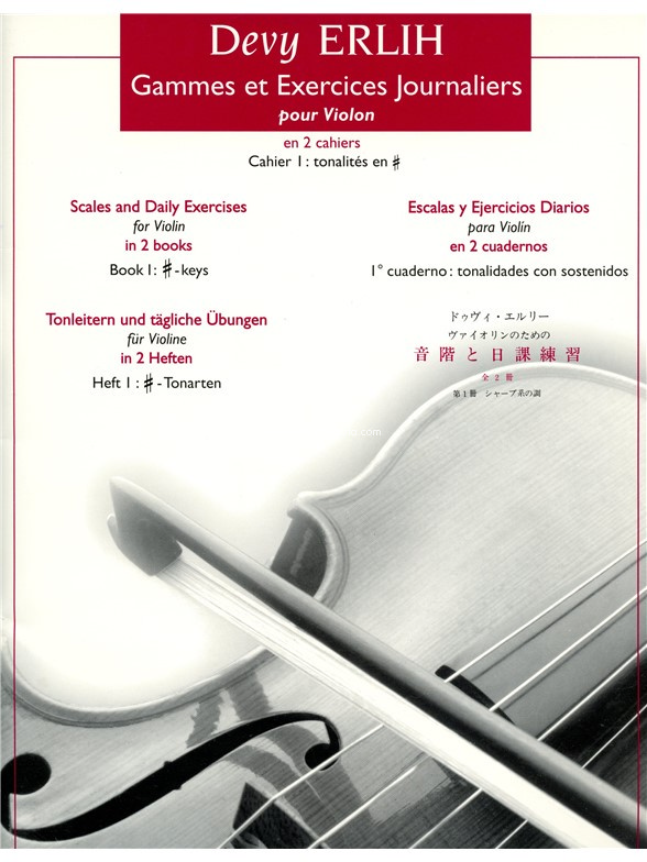 Scales and daily Exercises for Violin 1. 9790046288982