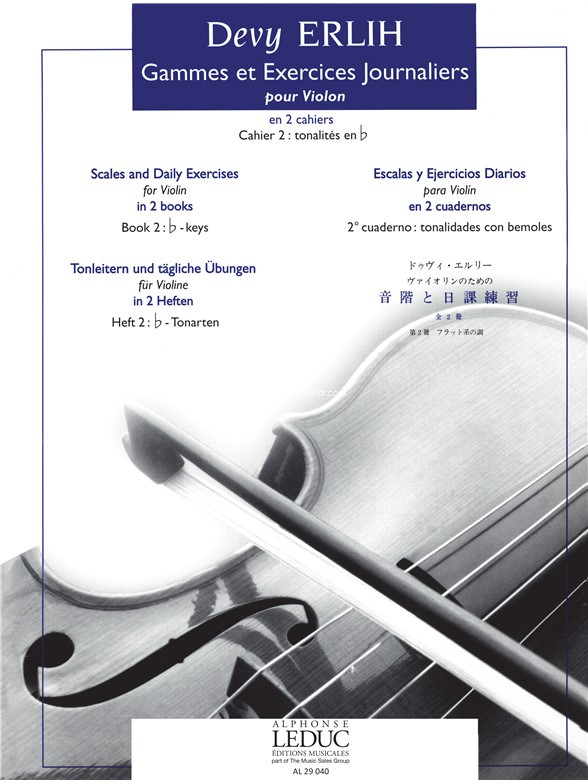 Scales and daily Exercises for Violin 2. 9790046290404