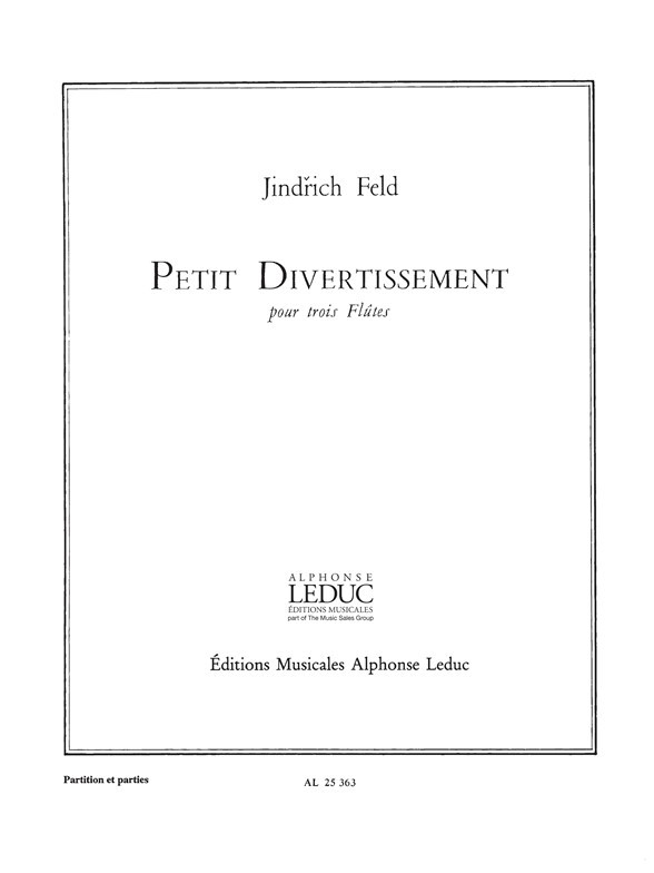 Petit Divertissement, 3 Flutes