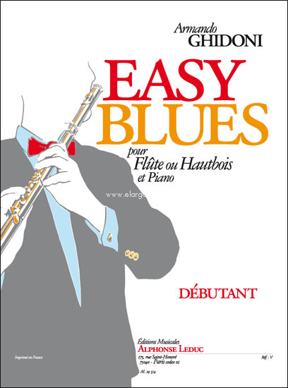 Easy blues pour flute ou hautbois et piano, Flute