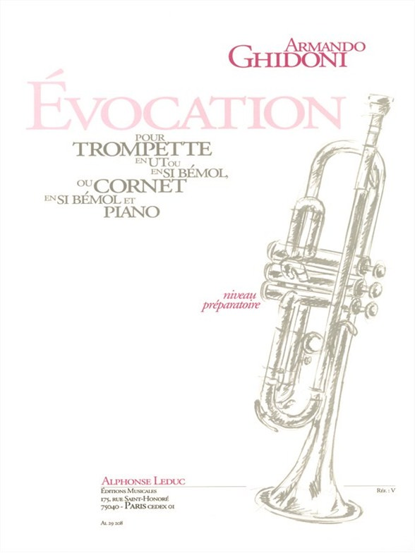 Evocation, Trumpet and Piano. 9790046292088