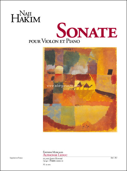 Sonate, Violin and Piano. 9790046294099 Sonate, Violin and Piano. 9790046294099