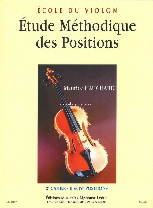 Etude méthodique Des Positions Vol 2: 2e & 4e Positions (Violin solo)