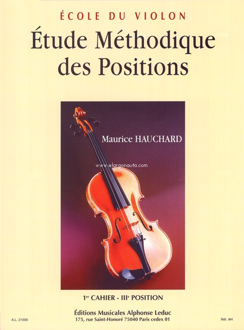Etude Methodique Des Positions Vol 1, Violin