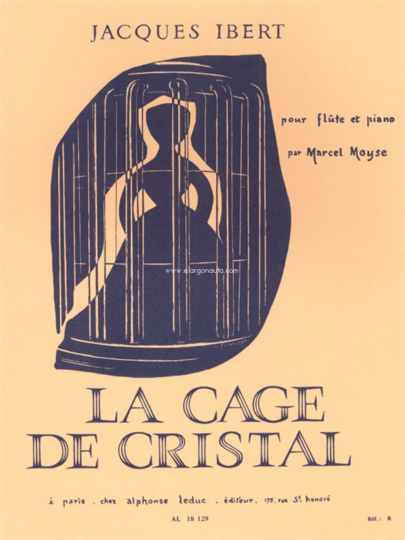 La Cage de Cristal, Flute and Piano. 9790046181290