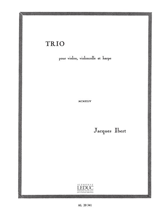 Trio for Violin, Cello and Harp. 9790046203411