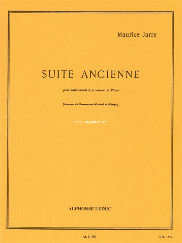 Suite Ancienne, Percussion