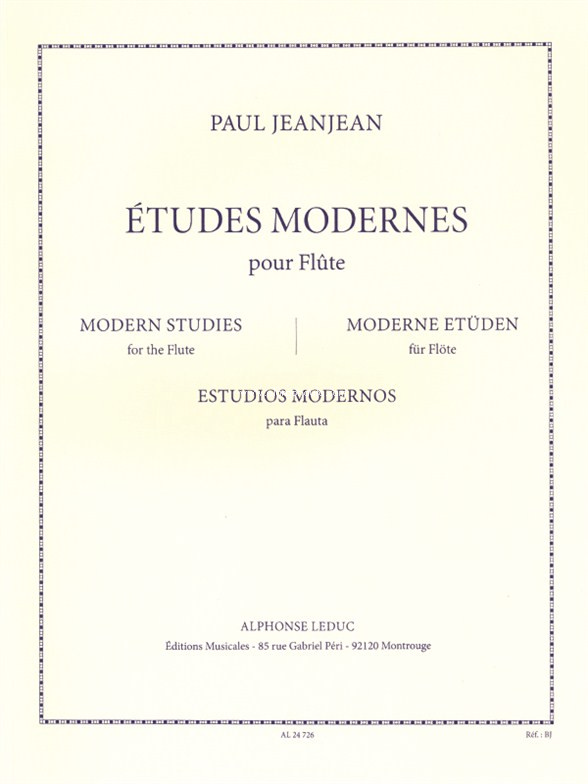 Estudios modernos para flauta