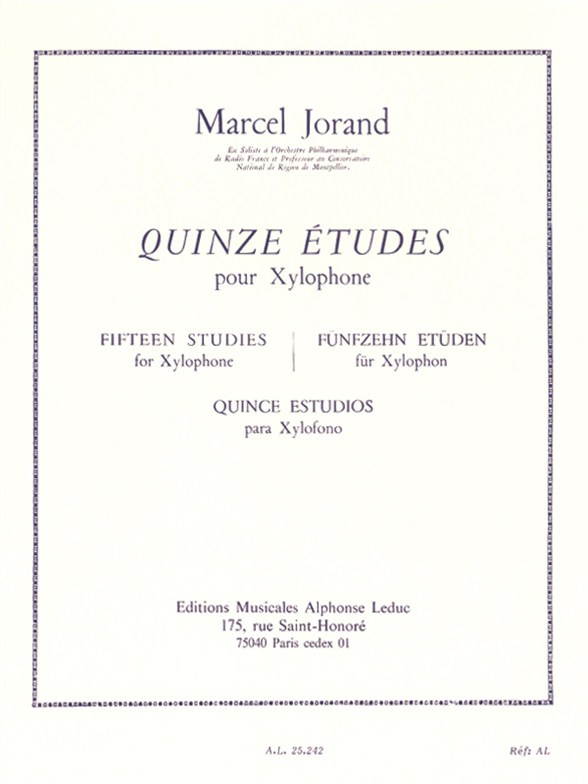 Quinze Études pour Xylophone