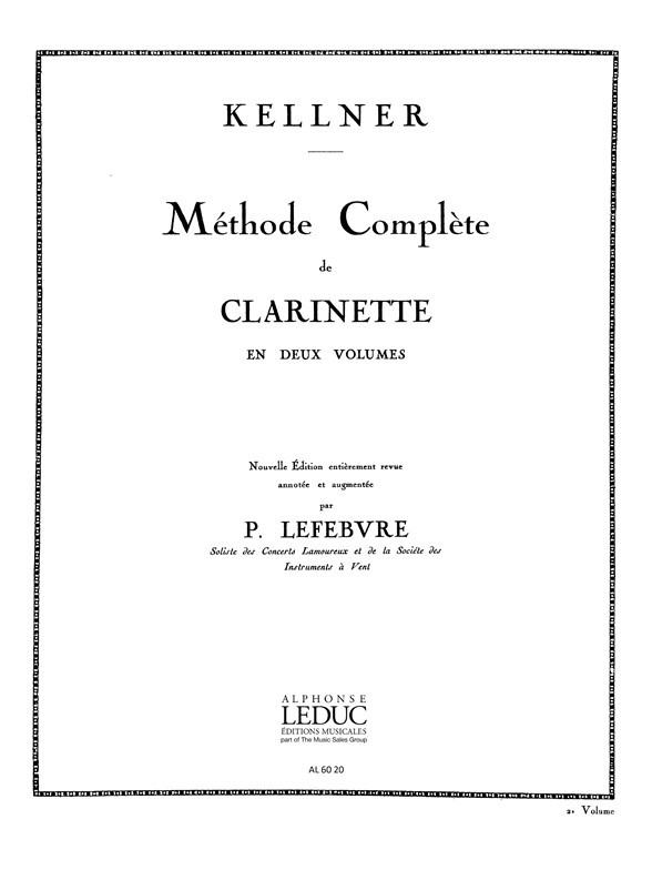 Methode Vol. 2, Clarinet. 9790046060205