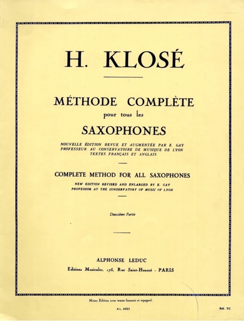 Methode de Saxophone Vol. 2