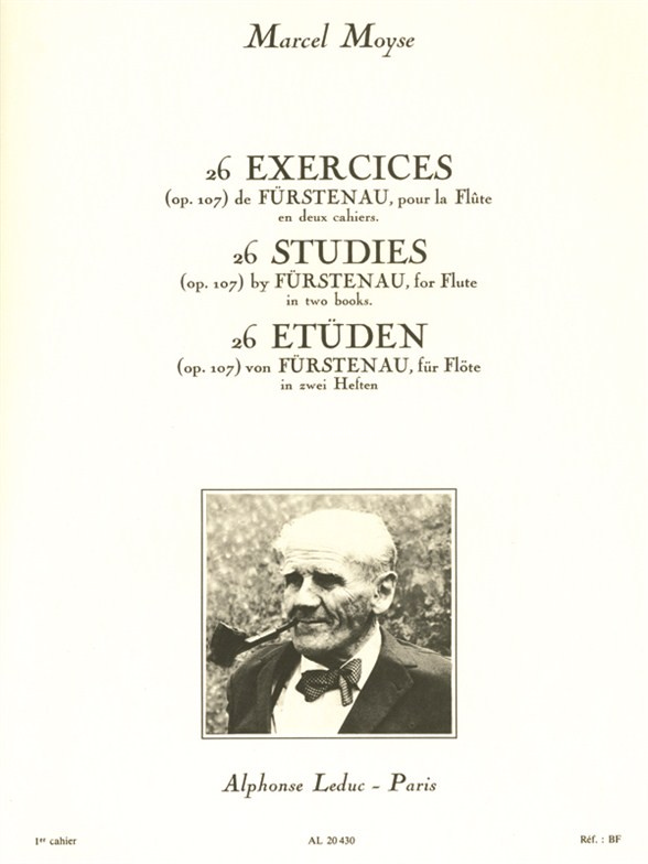 26 Exercises de Fürstenau Op.107, Vol.1, Flute. 9790046204302