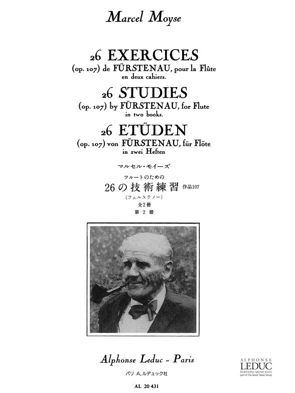 26 Exercices de Fürstenau Op.107, Vol.2, Flute. 9790046204319