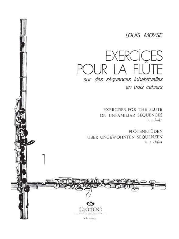 Exercices sur des Sequences inhabituelles v.1 No.1, Flute