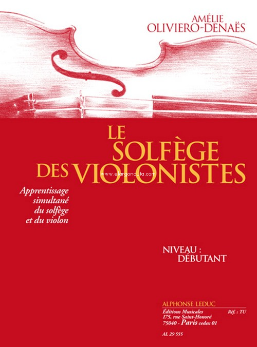 Le Solfege des Violinistes. 9790046295553