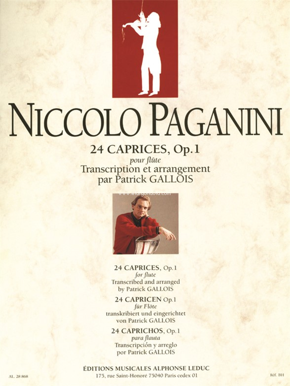 24 Caprices Op.1, Flute