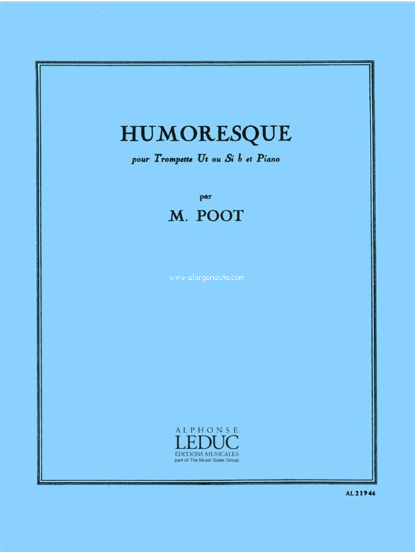 Humoresque, Trumpet In C or B-Flat and Piano. 9790046219443