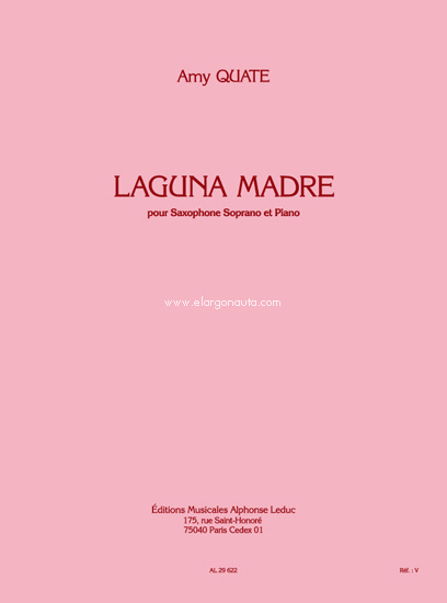 Laguna Madre, Saxophone B-Flat and Piano