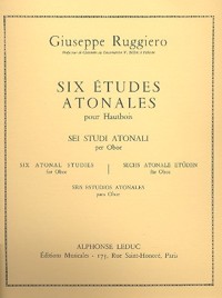 Seis estudios atonales para oboe. 9790046244661